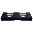 Fits 2007-2013 Chevy Silverado Crew Cab Dual 10    Subwoofer Box W  Rgb Led Lights