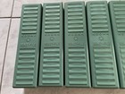 Seven  7  Kodak Ready File 35mm Slide Containers Plastic Storage Box  9 5 X 2 5   