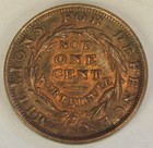 Hard Times Token Not One Cent Phoenix  Ht 56  Extremely Fine   176