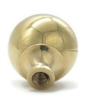 Brass Bed Finial Cannon Ball Bed Frame 2  Diameter X 2 1 2  High  3 8  Thread