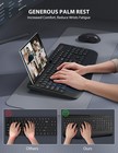 Wireless Keyboard And Mouse Combo - Full-sized Ergonomic Keyboard
