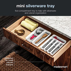 Madesmart Mini Silverware Tray  White