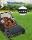 Effortless Manual Reel Lawn Mower  Lightweight Durable Hand Push Grass Cutter