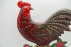 Antique Rooster Chicken Cast Iron Door Stop 8 5  X 7 5  B11