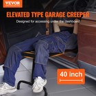 Vevor 40 In Under Dash Creeper 330 Lbs Rolling Garage Creeper Height Adjustable
