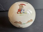 Royal Doulton Bunnykins Money Ball Coin Bank Bone China Wheat Harvesting 