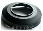 55mm Wide Angle Metal Lens Hood Sun Shade Screw-in Threads Anti-glare Coating