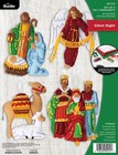 Diy Bucilla Silent Night Nativity Christmas Felt Tree Ornament Kit