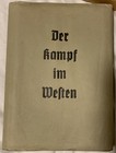 Der Kampf Im Westen Ww2 Original German Stereoscopic Picture Book Complete