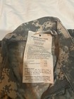 Military Soldier Perimeter Insect Guard Zip Up Shirt Camouflage Army Size M Nwt