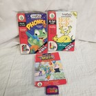 Leapfrog Read Aloud Leappad Pink Purple Microphone W  3 Books cartridge Backpack