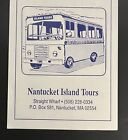 Nantucket Island Tours Vtg 2000 Daily Schedule Travel Brochure 