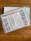 Baby Handprint Photo Frame Kit Clay Keepsake Newborn Infant Memory Gift White