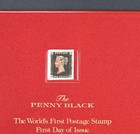 Great Britain Scott   1 Penny Black Vf Used 4 Margins Uk Stamp Cat  375
