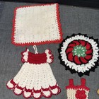 Lot Of 6 Vintage Crochet Pot Holders