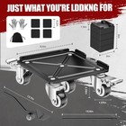 Heavy Duty 3000lbs Furniture Dolly   Movers With 5 Wheels   Brake - 360   Ro