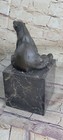 Polar Bear Bronze Sculpture Art Deco Statue Figurine Figure Decor Lostwax Sale