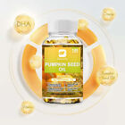 Pumpkin Seed Oil 2000mg Capsules Natural Cold Pressed Support Prostate Health
