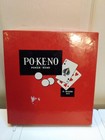 Vintage Us Playing Card Co  Po-ke-no Poker-keno Complete W  12 Boards 200 Chips