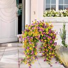 2pcs Artificial Daisy Hanging Flowers For Outdoors Fake Plants Orchid Flower