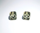 Replacement Pieces Monopoly  70th Anniversary Edition  Dice Clear Sparkle