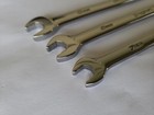 Snap-on Tools Usa New 3pc Metric 7mm - 9mm Flank Drive Plus Combo Wrench Lot Set