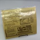 Craftaid No  2111 Belt Leather Template Plastic Cabin Deer Bear Mountains Trees