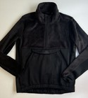 Adidas - Women s Fleece Sherpa 1 4 Zip Sweatshirt Pullover Jacket - Size Small