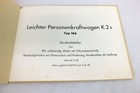 Vtg 1943 Volkswagen Kdf Vw Schwimmwagen Type 7 166 Kunden Dienst 1988 Reprint