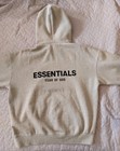 Essentials Light Gray Men s Hoodie