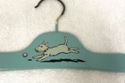 1930s Vintage Painted Wood Scottie Dog Ball Baby Infant Childs Clothes Hanger