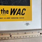 Join The Wac Women   s Army Corps Recruiting Wwil Poster Vintage Original Women