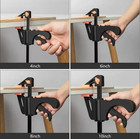 5 2pcs 4inch Woodworking Clamp Set  Quick Ratchet Bar Clip Diy Tool - New