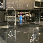 Sneeze Guard Acrylic Clear Plastic Protection Barrier Cashier 30x38 Counter C