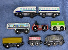 Vintage Wooden Magnetic Train Lot Imaginarium Thomas   Friends Brio Compatible
