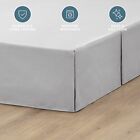 Bare Home Double Brushed Bed Skirt  Pleated  Easy Fit  15  Deep