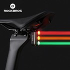 Rockbros Bicycle Bike Rear Light Brake Sensing 3 Colors Traffic Light Waterproof
