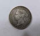 Canada Victoria Sterling Silver 25 Cents 1872 H Heaton Mint Toned Very Scarce
