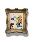 Ftm3 Neo Expressionist Pop Art Mixed Media Collage Drawing On Paper Ooak 