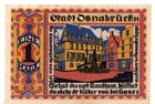 1921 Germany Osnabruck Notgeld 1 Mark Note  ng377 