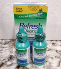 Refresh Tears Lubricant Eye Drops 0 5 Fl Oz Each 2 Pack Exp 05 26