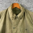 Vintage Military Field Jacket Men   s Medium Permeable A-2 Deck Cold Weather Coat