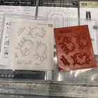 Stampin Up  Lot Of 9 Stamping Sets - 79 Stamps- Hey Girlfriend  Counting Sheep