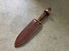 Fox Knives Fairbairn Sykes Dagger Fx-593 N690co Blade W  Custom Leather Sheath