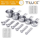  s4d tiluck 11-piece Stainless Steel Measuring Cups   Spoons Set Kitchen Baking