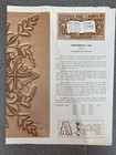 Lot Of 4 Doodle Page Of Month Vtg Leather Craft Ornamental Art By Jerry Jennings