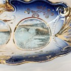 Niagara Falls Prospect Point  Ny New York Souvenir  Porcelain Gold Trinket Dish