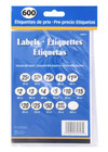 Hillman 5-in X 7-in Paper Garage yard Sale Price Labels Tags Removable Stickers