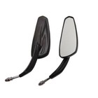 Black Rear View Side Mirrors For Harley Sportster Touring Road King Street Glide