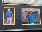 Rory Mcilroy Signed Flag From The 2012 Honda Classic Gold Competition  Framed  